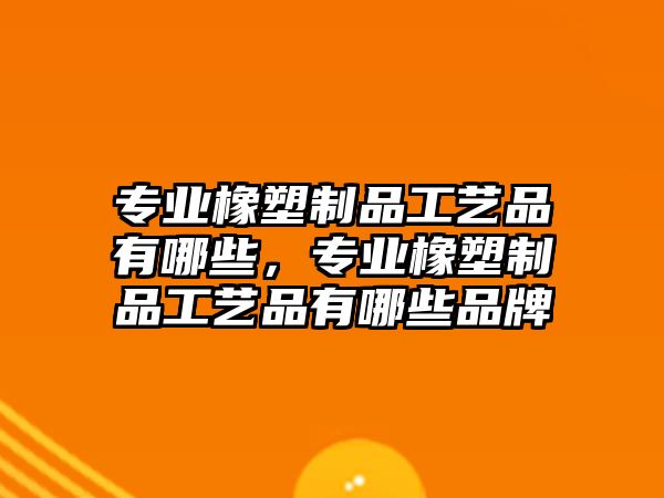 專業(yè)橡塑制品工藝品有哪些，專業(yè)橡塑制品工藝品有哪些品牌