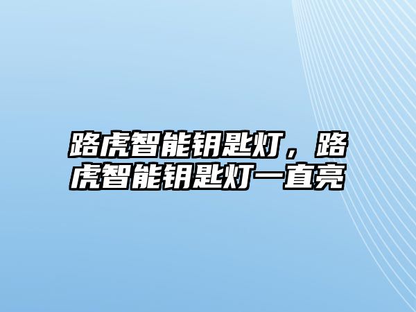 路虎智能鑰匙燈，路虎智能鑰匙燈一直亮