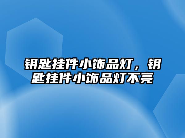 鑰匙掛件小飾品燈，鑰匙掛件小飾品燈不亮